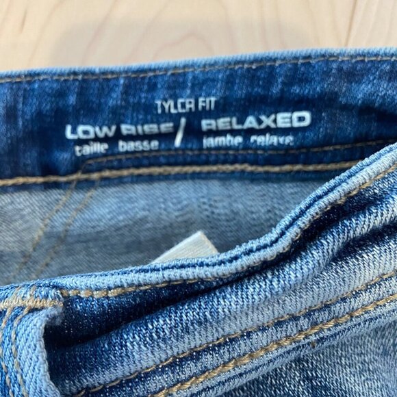 Parasuco Mens Low Rise Relaxed Fit Patchwork Jeans Size 32 Blue Denim WLB-016 - Picture 10 of 16